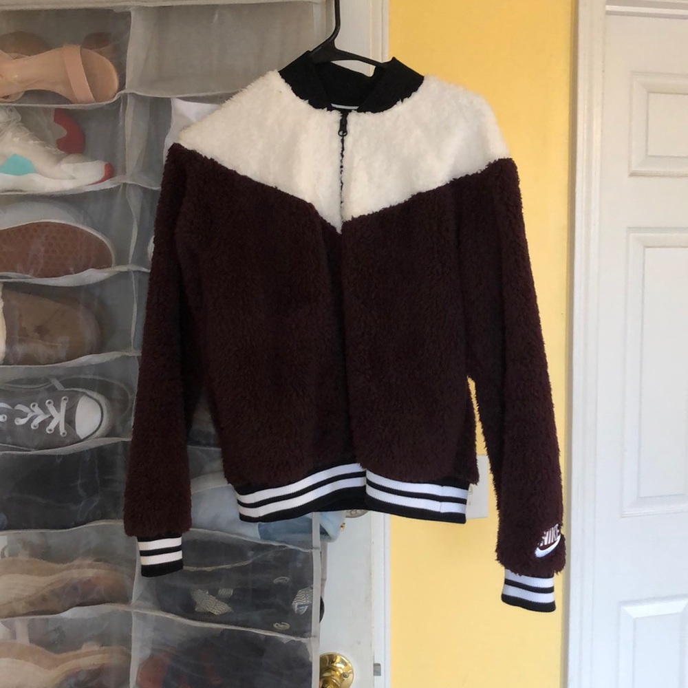 Nike teddy jacket
